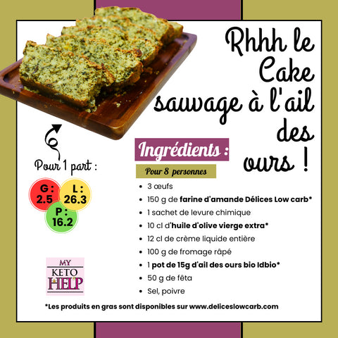 RECETTE : RHHH LE CAKE SAUVAGE À  L'AIL DES OURS !