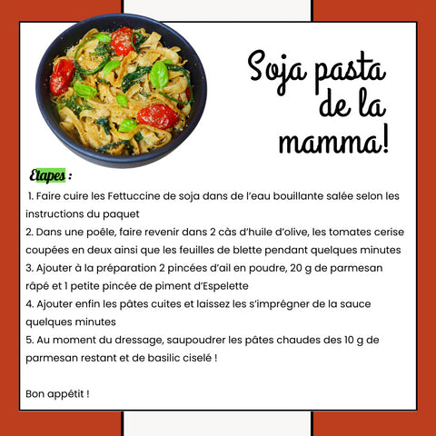 RECETTE KETO : SOJA PASTA DE LA MAMMA !