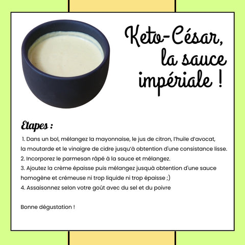 RECETA: KETO-CESAR: ¡LA SALSA IMPERIAL!