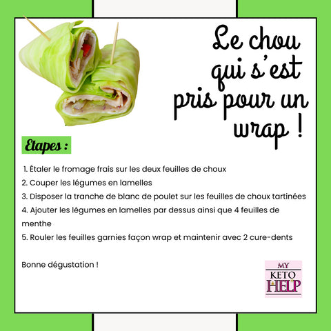 RECETTE KETO : LE CHOU QUI S'EST PRIS POUR UN WRAP ! - Délices Low Carb