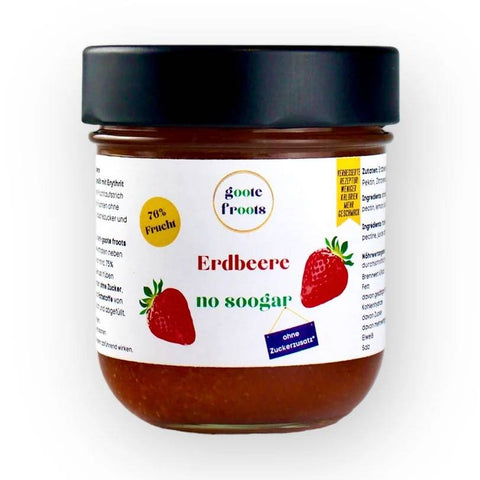 GooteFood confiture sans sucre ajouté - Fraise 230 g