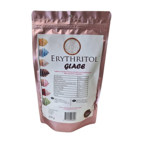 Délices Low Carb, érythritol glace - 250 g - Délices Low Carb