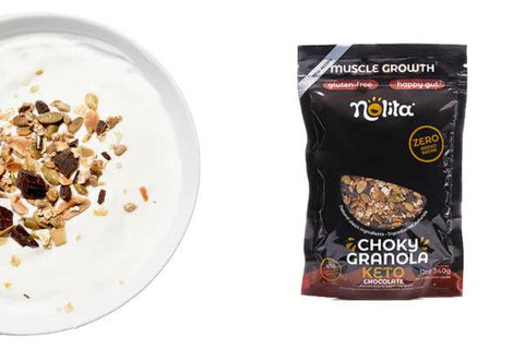 Nolita - Choky granola chocolat keto - 50 g - Délices Low Carb