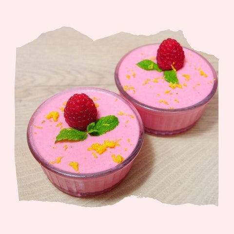 MOUSSE FRAMBOISE FIZZ KETO - Délices Low Carb