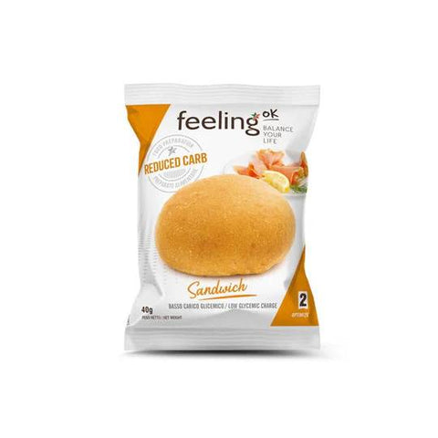 Feeling Ok - Pan de hamburguesa Keto |Sándwich optimizado 40 g 