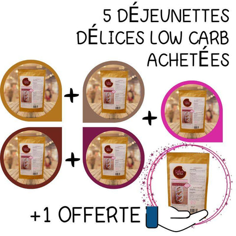 Délices Low Carb, 5 déjeunettes achetées + 1 offerte