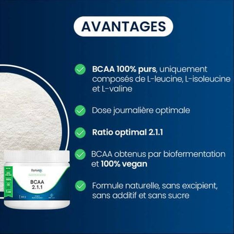 Dynveo - BCAA 2.1.1 Vegano - 200 g