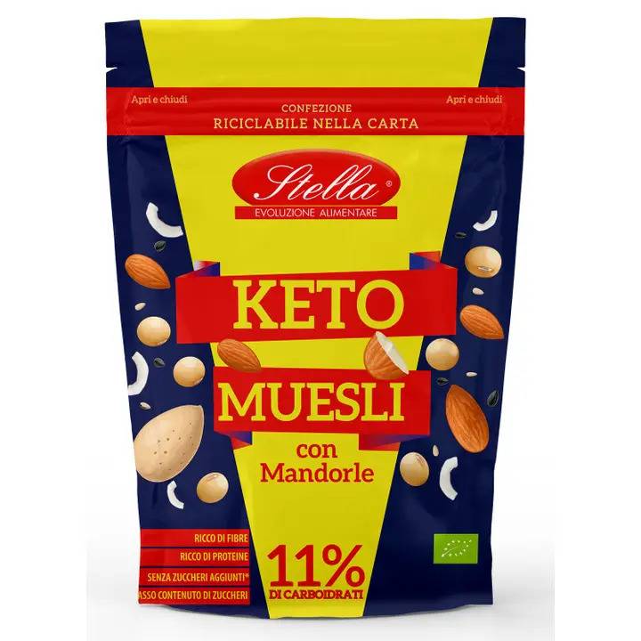 StellaFood,MuesliKetoBioauxamandesBIO-250g