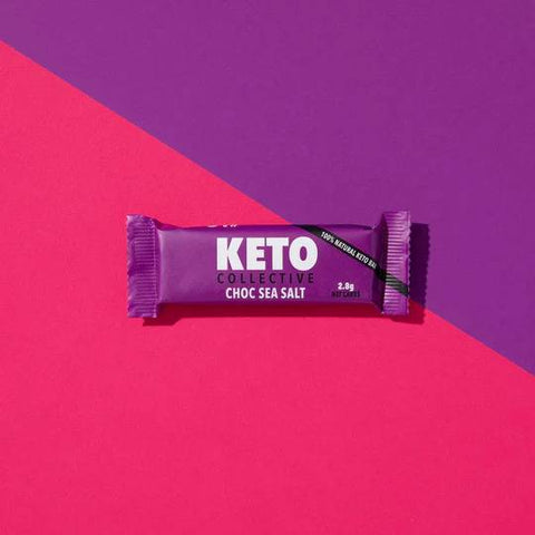 Keto Collective - Barre keto Choc Sea Salt 40 g