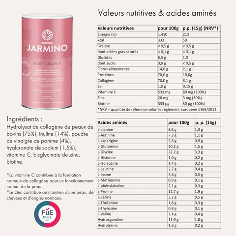 Jarmino, Collagène Beauté - 450 g