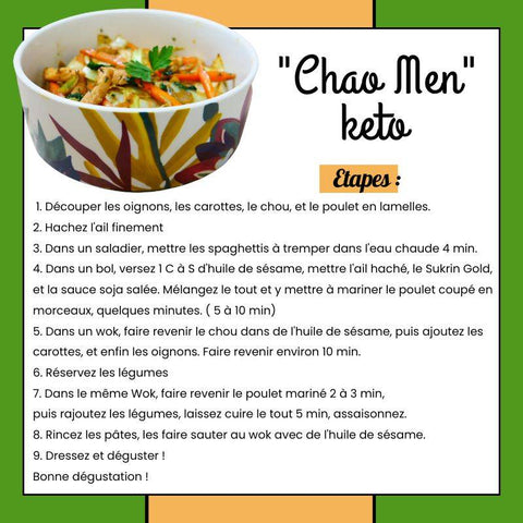 RECETTE TAHITIENNE : "CHAO MEN" KETO - Délices Low Carb