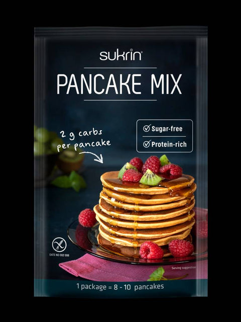 Sukrin, Pancake mix Keto sans gluten (8-10 pancakes) - Délices Low Carb