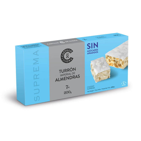 Castillo de Jijona - Turrón Imperial sin azúcar y sin gluten (200g)