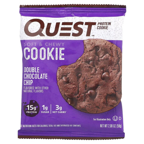 Quest Nutrition, Cookie keto & protéiné double pépites de chocolat , 59 g