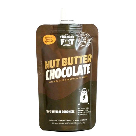 The Friendly Fat Company -  Beurre MCT chocolat (gourde 40 g)