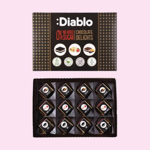 Diablo - Coffret : "Délices chocolatés" Diablo - 115 g - Délices Low Carb