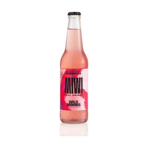 MIWI - Kombucha sans sucre : Wild berries 33 Cl