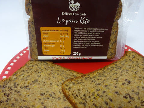 Pain Kéto en tranches Délices Low Carb 250 g