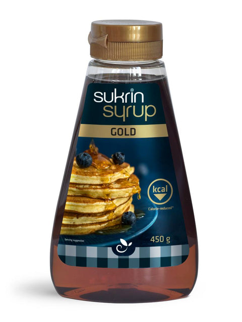 A- Sukrin - Sirop Gold sans sucre, 450 g - Délices Low Carb