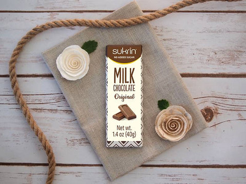 DD411 Sukrin Milk chocolate 40 g - Délices Low Carb