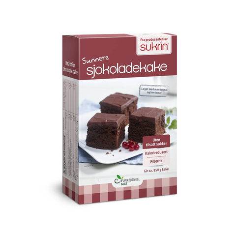 Sukrin - Mélange à gâteau au chocolat sans sucre - Délices Low Carb