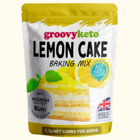 Groovy Keto -Mix pour gâteau au citron 260 g - Délices Low Carb