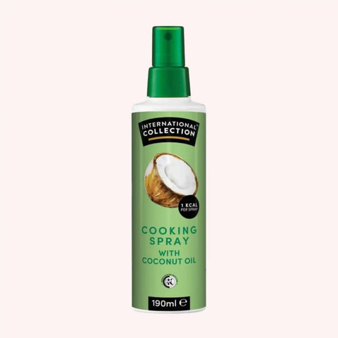 International Collection  - Spray de Cuisson à l’Huile de Coco (190 ml) - Délices Low Carb