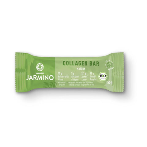 Jarmino - Barre fonctionnelle - Collagène Matcha BIO 55 g - Délices Low Carb