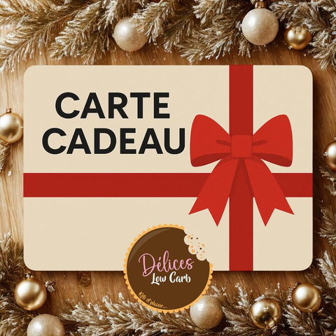 🎄 Carte Cadeau Délices Low Carb – Spéciale Noël !