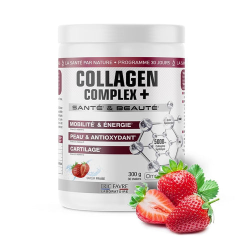 Collagen Complex+ Saveur 2 saveurs au choix -  Eric Favre Nutrition 300 g (30 jours)