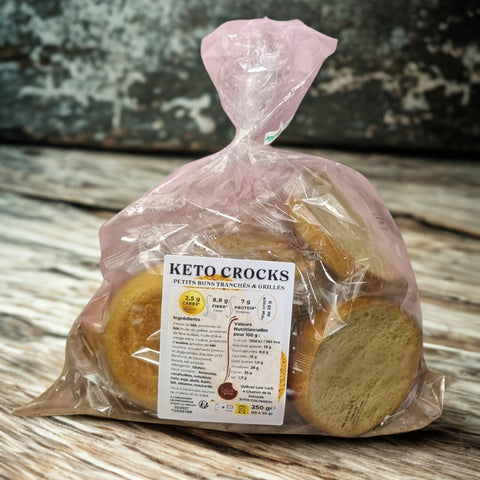 Délices Low Carb - Keto Crocks (sachet XXL de 10 X 25 g) - Délices Low Carb