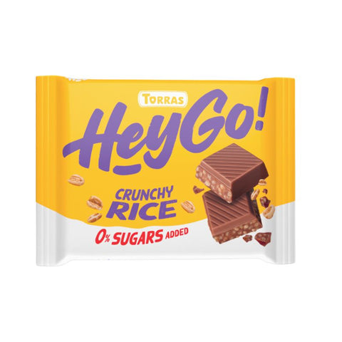 Torras - HEY GO Milk Crisped Rice sans sucres ajoutés 60 g