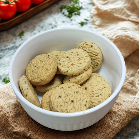 Délices Low Carb - Mini cookies tomate origan 50 g - Délices Low Carb