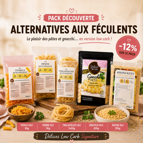 PACK DÉCOUVERTE : Alternatives low carb aux féculents