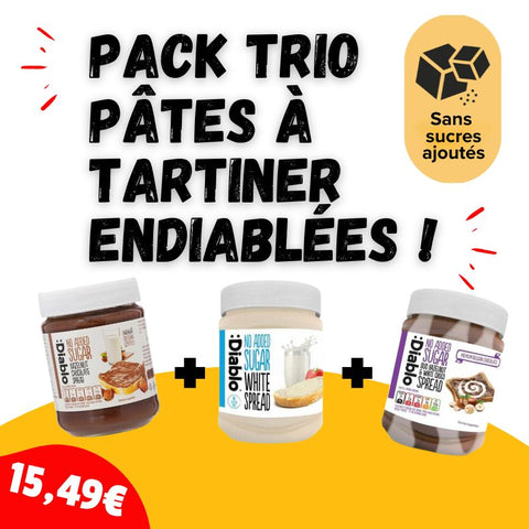 Pack Trio pâtes à tartiner endiablées ! (3 x 350 g)