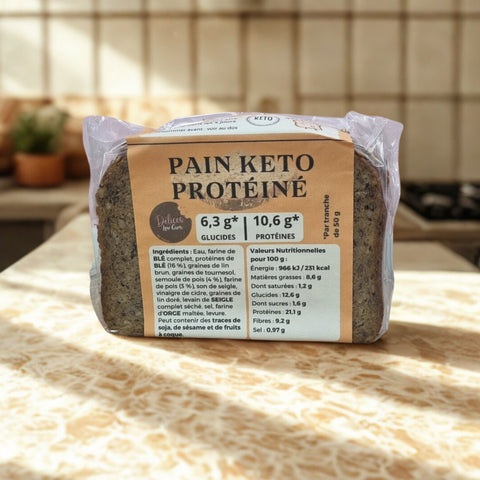 Le pain Keto protéiné Délices Low Carb 250 g