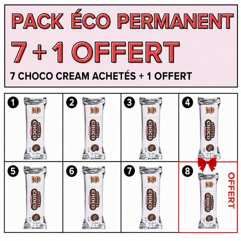 PACK ÉCO PERMANENT - 7 Délices Choco Cream + 1 offert (8 x 30 g)