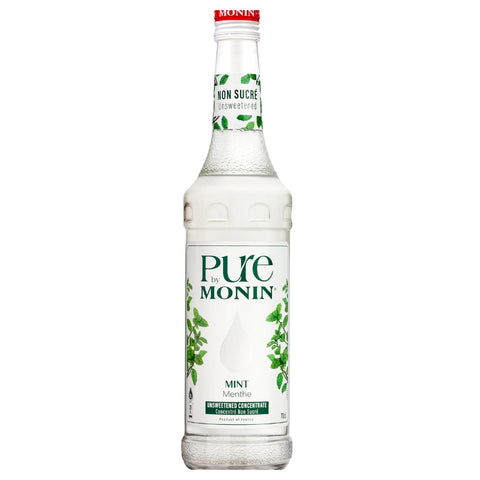 MONIN - Pure Sirop Menthe sans sucre ni édulcorant