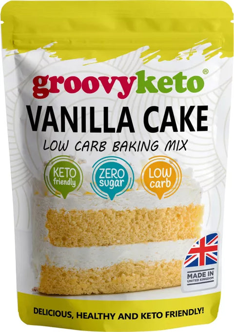 Groovy Keto - Mix pour gâteau à la vanille keto 260 g - Délices Low Carb